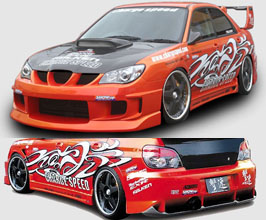 ChargeSpeed Aero Body Kit - Type 1A (FRP) for Subaru Impreza WRX GD