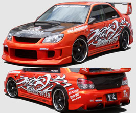 ChargeSpeed Aero Body Kit - Type 1B (FRP) for Subaru Impreza WRX GD