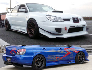 VOLTEX Aero Wide Body Kit (FRP) for Subaru Impreza WRX GD