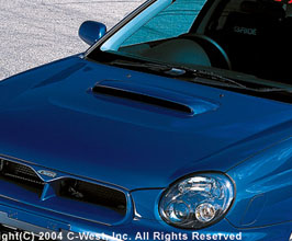 C-West Lightweight Aero Front Hood Bonnet for Subaru Impreza WRX GD