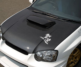 ChargeSpeed OE Style Front Hood Bonnet (Carbon Fiber) for Subaru Impreza WRX (Incl STI)