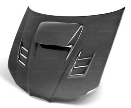 Seibon CWII Style Front Hood Bonnet with Vents (Carbon Fiber) for Subaru Impreza WRX (Incl STI)