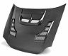 Seibon CW Style Front Hood Bonnet with Vents (Carbon Fiber)