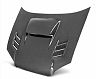 Seibon CWII Style Front Hood Bonnet with Vents (Carbon Fiber)