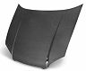 Seibon RS Style Front Hood Bonnet with Duct Delete (Carbon Fiber)