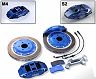 Endless Brake Caliper Kit - Front M4 326mm 1-Piece and Rear S2 316mm for Subaru Impreza WRX STI GDB-E with Brembo Calipers