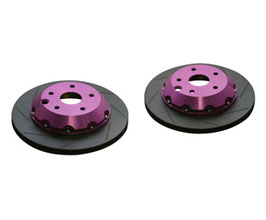 Biot 3-Piece D Nut Type Brake Rotors - Rear 316mm for Subaru Impreza WRX STI with Brembo Calipers