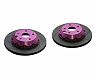 Biot 3-Piece D Nut Type Brake Rotors - Rear 316mm