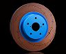 Endless Brake Rotors - Rear 1-Piece with E-Slits for Subaru Impreza WRX STI