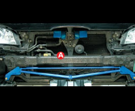 Cusco Lower Member Bar Power Brace - Front (Steel) for Subaru Impreza WRX GD