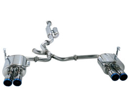 HKS Legamax Premium Exhaust System with Quad Tips (Stainless) for Subaru Impreza WRX GV