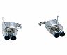 HKS Legamax Premium Exhaust Mufflers with Quad Ti Tips (Stainless)