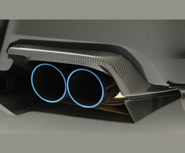 Varis Rear Exhaust Heat Shields (Carbon Fiber) for Subaru WRX Sedan (Incl STI)