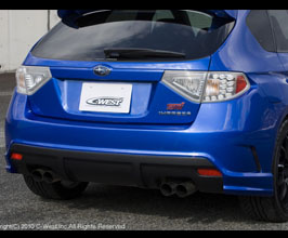 C-West Aero Rear Bumper (PFRP) for Subaru WRX STI Hatchback