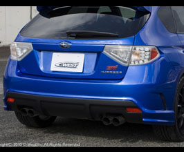 C-West Aero Rear Bumper (PFRP) for Subaru Impreza WRX GV