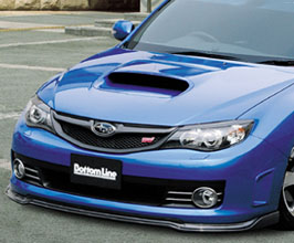 ChargeSpeed Bottom Line Front Lip Spoiler - Type 2 (FRP) for Subaru Impreza WRX GV