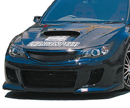 ChargeSpeed Aero Front Bumper - Type 2 (FRP) for Subaru Impreza WRX (Incl STI)