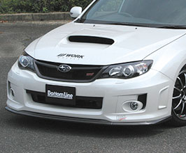 ChargeSpeed Bottom Line Front Lip Spoiler - Type 1 for Subaru Impreza WRX GV