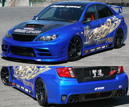 ChargeSpeed Super GT Style Wide Body Kit (FRP) for Subaru Impreza WRX GV