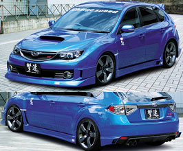 ChargeSpeed Aero Half Spoiler Kit (FRP) for Subaru Impreza WRX GV