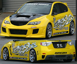 ChargeSpeed Super GT Style Wide Body Kit (FRP) for Subaru Impreza WRX GV