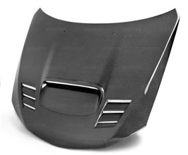 Seibon CWII Style Front Hood Bonnet with Vents (Carbon Fiber) for Subaru WRX (Incl STI)