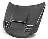 Seibon CWII Style Front Hood Bonnet with Vents (Carbon Fiber)