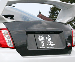ChargeSpeed Trunk Lid with Finisher (Carbon Fiber) for Subaru Impreza WRX Sedan (Incl STI)