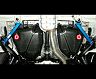 Cusco Lower Side Floor Bar Power Braces - Rear (Steel) for Subaru Impreza WRX STI