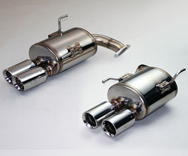 Ganador Vertex Sports PBS Exhaust System with Quad Tips (Stainless) for Subaru WRX VA