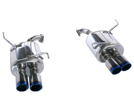 HKS LegaMax Premium Exhaust Mufflers with Quad Tips (Stainless) for Subaru WRX FA20