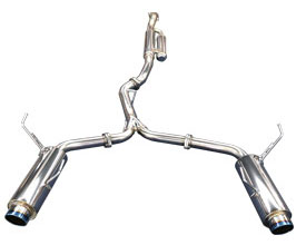 HKS Hi Power Exhaust System with Dual Tips (Stainless) for Subaru WRX VA