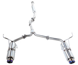 HKS Hi Power Spec L2 Exhaust System with Dual Hybrid Carbon Tips (Stainless) for Subaru WRX VA