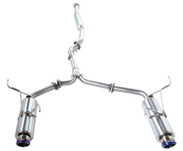 HKS Hi Power Spec L2 Exhaust System with Dual Hybrid Carbon Tips (Stainless) for Subaru WRX (Incl STI)