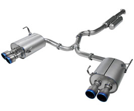 HKS Super Turbo Muffler Exhaust System with Quad Tips (Titanium) for Subaru WRX VA