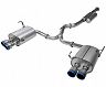 HKS Super Turbo Muffler Exhaust System with Quad Tips (Titanium) for Subaru WRX (Incl STI)