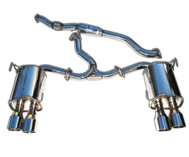 Invidia Q300 Catback Exhaust System (Stainless) for Subaru WRX STI