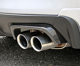 ChargeSpeed Exhaust Finisher Covers (Dry Carbon Fiber) for Subaru WRX VA
