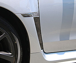 ChargeSpeed Front Fender Vent Insert Garnishes (Dry Carbon Fiber) for Subaru WRX VA