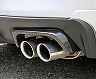 ChargeSpeed Exhaust Finisher Covers (Dry Carbon Fiber) for Subaru WRX STI / S4