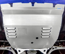 OYUKAMA Carbing Front Under Panel with Side Panel (Aluminum) for Subaru WRX STI