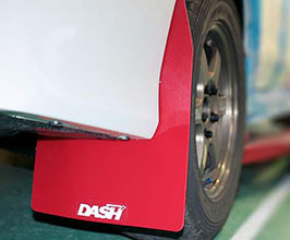 OYUKAMA Dash Rally Mud Flaps - Rear (Red) for Subaru WRX VA