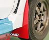 OYUKAMA Dash Rally Mud Flaps - Front (Red) for Subaru WRX STI