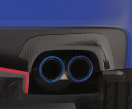 Varis Arising I Rear Muffler Heat Shields (Carbon Fiber) for Subaru WRX STI / S4