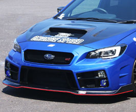 ChargeSpeed Gekisoku Front Bumper - Type 2 with Lip B for Subaru WRX STI / S4