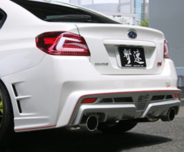 ChargeSpeed Gekisoku Rear Bumper - Type 3 (FRP) for Subaru WRX VA