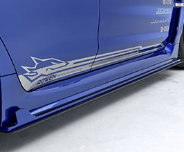 ROWEN Premium Edition Side Under Flaps (Carbon Fiber) for Subaru WRX VA