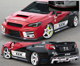 ChargeSpeed Gekisoku Wide Body Kit - Type 3 with Lip A for Subaru WRX VA