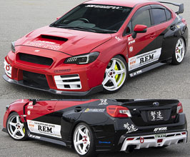 ChargeSpeed Gekisoku Wide Body Kit - Type 3 with Lip B for Subaru WRX STI / S4