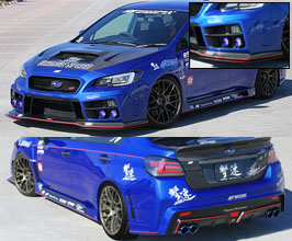 ChargeSpeed Gekisoku Wide Body Kit - Type 1 with Lip A for Subaru WRX STI / S4